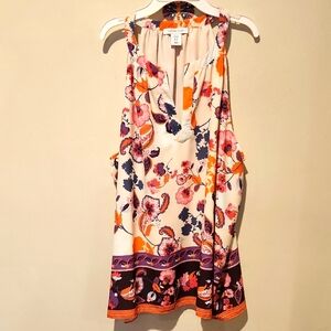 ❤️ NWOT! TABITHA WEBB SLEEVELESS FLORAL TOP, XL